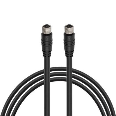 M12 Konnektör 4 Pimli D Kodlu Dişi - Dişi Kablo