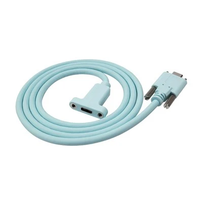 Çift Vidalı Kablo ile USB C Erkek - USB Tip C Dişi